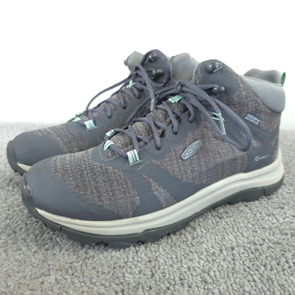 Keen Terradora II Mid Boots Womens 7.5 Waterproof Hiking Shoes Gray 1022353